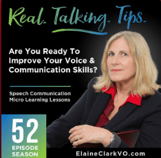 real talking tips podcast with elaine clark on vo radio