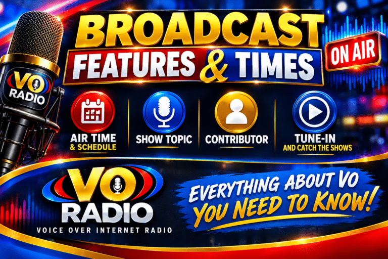 voice over radio feature times