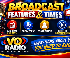 voice over radio feature times